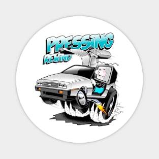 PRESSING REWIND (90's Tee) Magnet